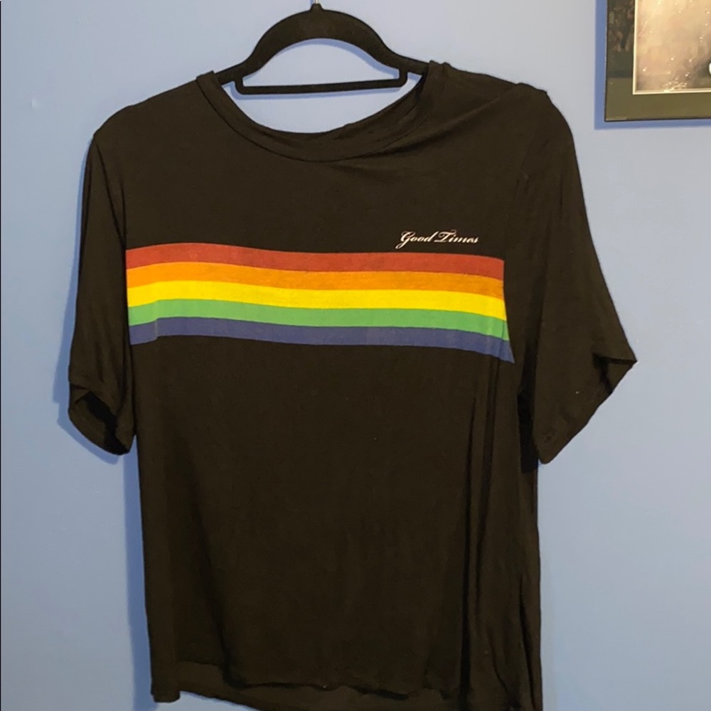 Mixology: black loose top